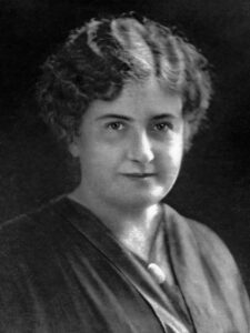 Black and white portrait of a woman