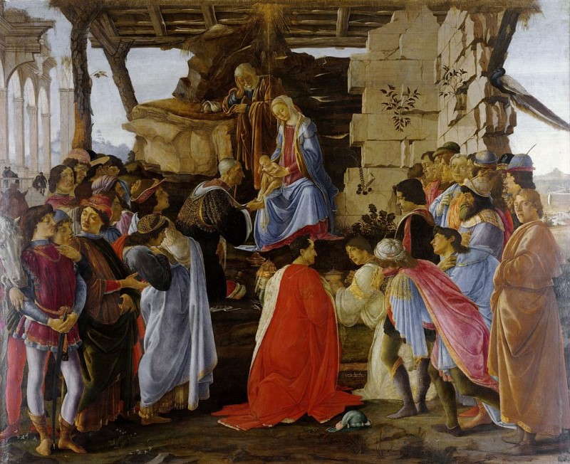 Reproduction of Botticelli’s Adoration of the Magi
