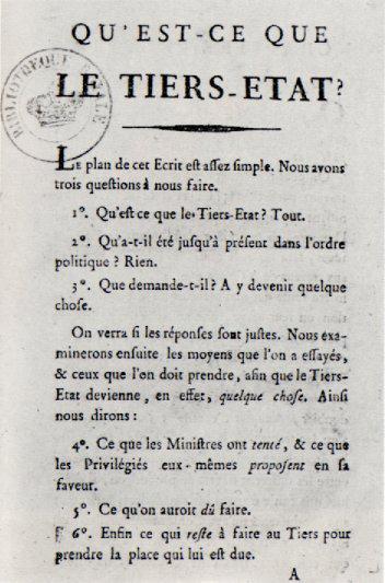 Cover of What Is the Third Estate in French.